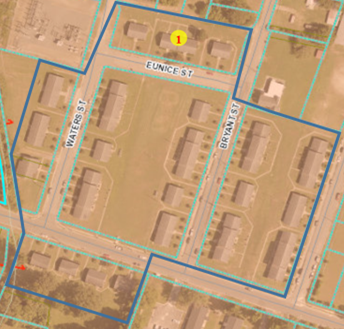 Woodcrest Terrace Apartments, 2022 aerial