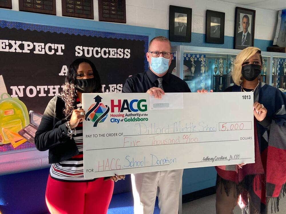 dillard middle hacg donation